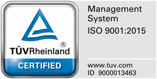 Certificado TUV ISO 9001