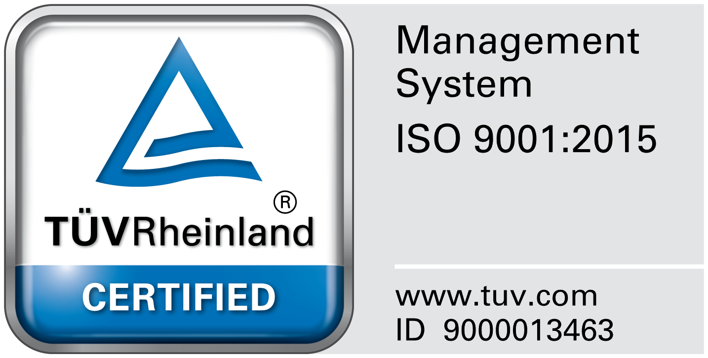 Certificado TUV ISO 9001